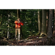 Härkila Herren Fleecejacke Kamko Blaze (Reversible) Orange Blaze/Willow Green