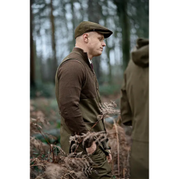Seeland Herren Pullover Pine mit halben Rei&szlig;verschluss Dark Brown