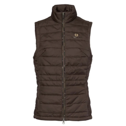 Chevalier Damen Weste Quintin Padded Leder Braun
