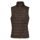 Chevalier Damen Weste Quintin Padded Leder Braun