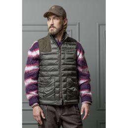 Habsburg Herren Outdoor Gilets Gobelsburg Dunkelgrün
