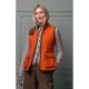 Habsburg Damen Outdoor Gilet aus Schurwolle Falkenstein Orange