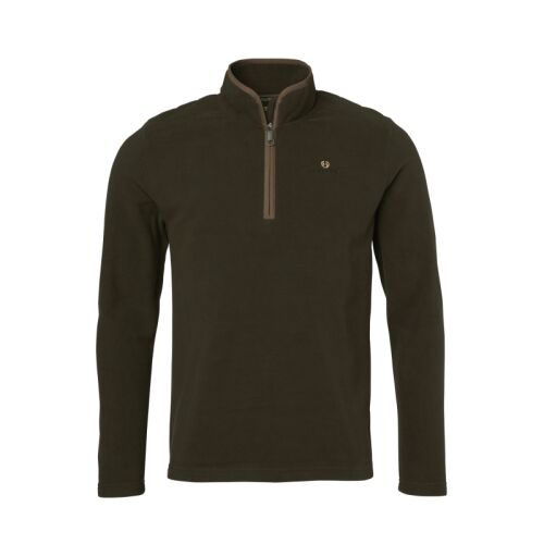 Chevalier Herren Pullover Beater Half Zip Fleece Dark Forest Green
