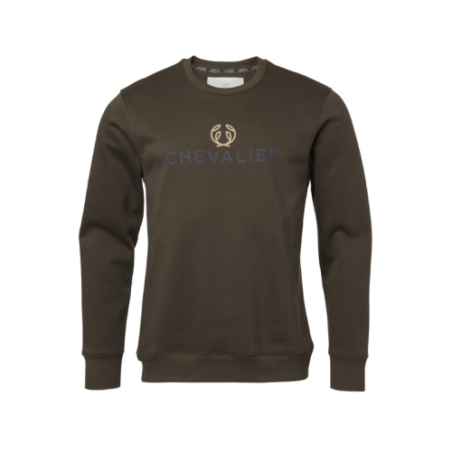 Chevalier Herren Sweatshirt Hill Leather Brown
