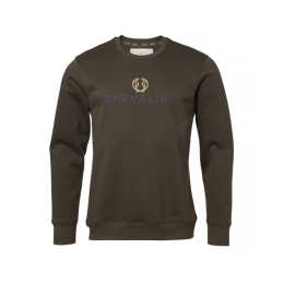 Chevalier Herren Sweatshirt Hill Leather Brown