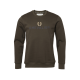 Chevalier Herren Sweatshirt Hill Leather Brown