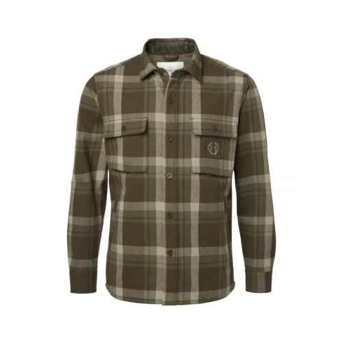 Chevalier Herren Sweatshirt Axe Timber Brown Checked