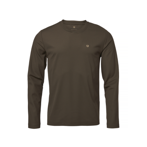 Chevalier Herren T-Shirt Stalker Technical Longsleeve Fallow Brown