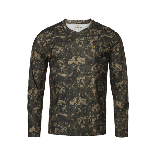 Chevalier Herren T-Shirt Stalker Technical Longsleeve Antler Camouflage