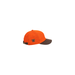 Rascher Loden-Cap Prestige orange/d.braun