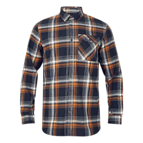 Seeland Herren Hemd Glen Dark Brown/Camel Check