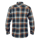 Seeland Herren Hemd Glen Dark Brown/Camel Check