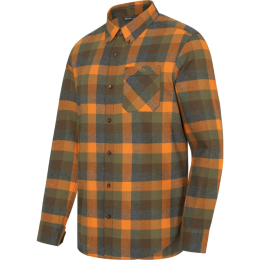 Blaser Herren Hemd Marvin Flanell Gr&uuml;n/Orange
