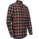 Blaser Herren Hemd Martin Flanell Dunkel Oliv/Rot