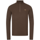 Blaser Herren Pullover Jonar HZ Merino Base Layer Dunkelbraun