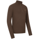 Blaser Herren Pullover Jonar HZ Merino Base Layer Dunkelbraun