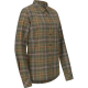 Blaser Damen Bluse Juliana Flanell Grün/Offwhite/Orange kariert