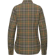 Blaser Damen Bluse Juliana Flanell Grün/Offwhite/Orange kariert