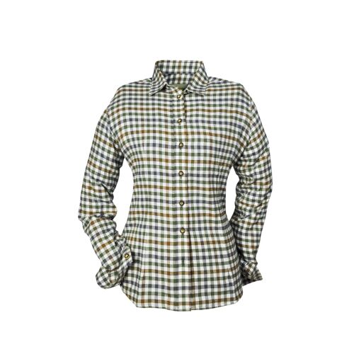 Skogen Damen Jagdbluse Karo Krempel 44