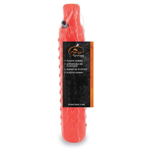 Kunststoff Hunde Dummy Orange