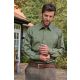 Hubertus Jagdhemd Uni Classic Langarm 45