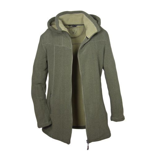Hubertus Polarfleece Mantel dunkeloliv XS