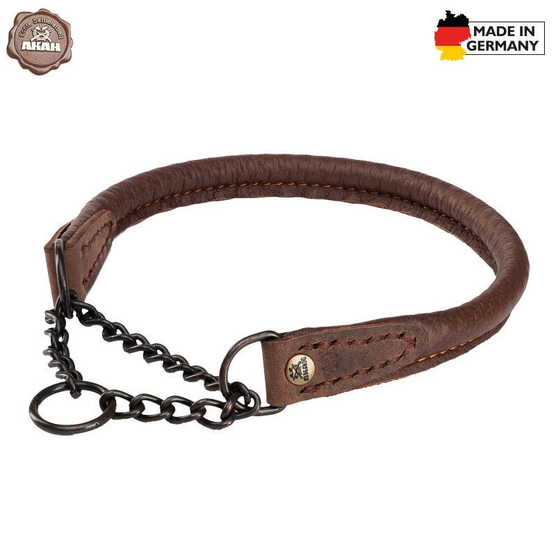 AKAH-Halsband aus Elchleder 30cm