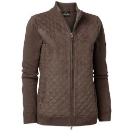 Chevalier Damen Cardigan Grace Quilt Braun