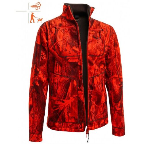 Chevalier Herren Jacke Tornado HV Orange/ Braun wendbar