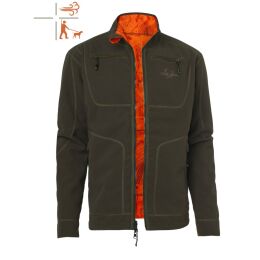 Chevalier Herren Jacke Tornado HV Orange/ Braun wendbar