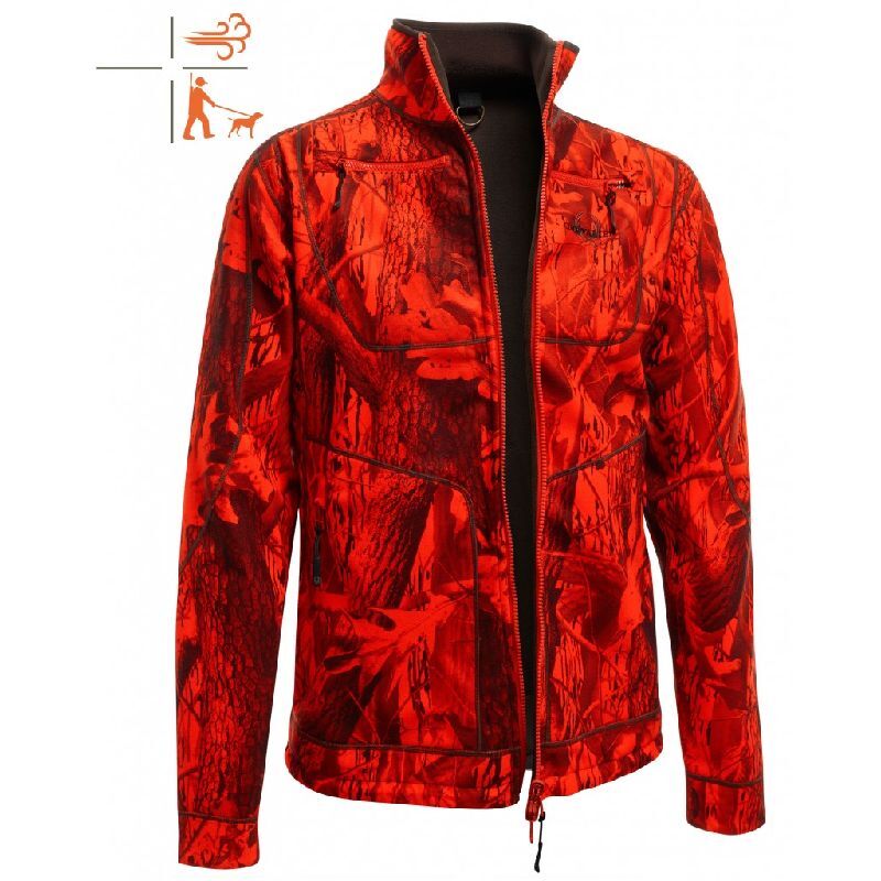 Chevalier Herren Jacke Tornado HV Orange/ Braun wendbar M