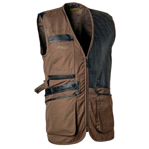Blaser Ganzjahresschießweste Links Braun/ Oliv 3XL