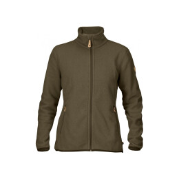 Fj&auml;llr&auml;ven Damen Jacke Stina Fleece Dark Olive L