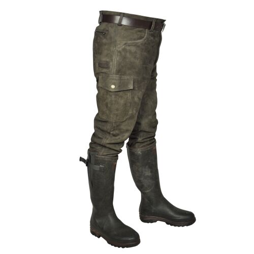Hubertus Stiefellederhose 52