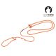 Farm-Land lautlose Hundeleine Orange