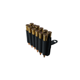 Niggeloh &quot;DAS Etui&quot; Leder 6 Kugelpatronen / 4 Schrotpatronen