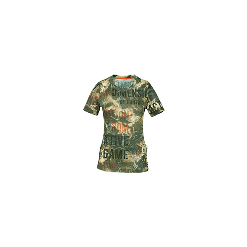X-Jagd Damen TShirt Demographing Print T-Shirt XL