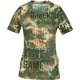 X-Jagd Damen TShirt Demographing Print T-Shirt XL