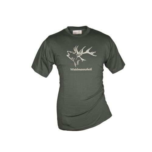 Hubertus T-Shirt Waidmannsheil oliv
