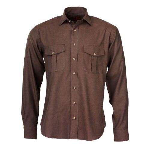 Laksen Hemd Lancaster Brown XL