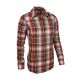 Blaser Popeline Bluse Sara orange/gelb/oliv