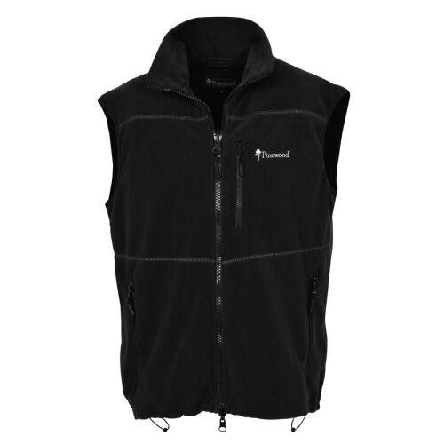 Pinewood Pirsch Fleece Weste schwarz