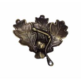 Eichenlaubabdeckung bronze für Keilerwaffen