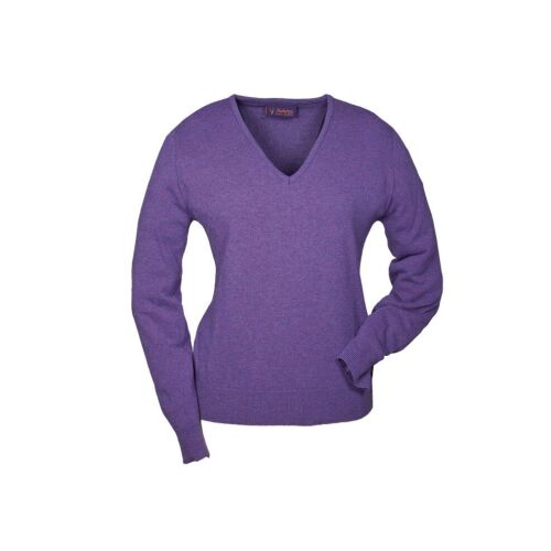 Hubertus Ladies V-Pullover Lila