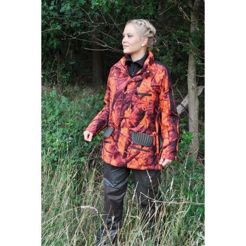 Hubertus Damen Drückjagdjacke blaze-orange-tarn 42