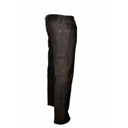 Hubertus Lederhose 5 Pocket braun 33