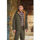 Blaser Herren Jacke Hybrid Eliot 2 in 1 Breaker Moos Mélange S