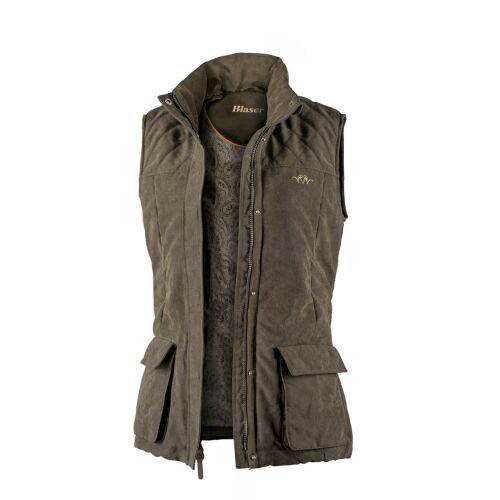 Blaser Damen Stepp Weste Argali Braun Mélange 36