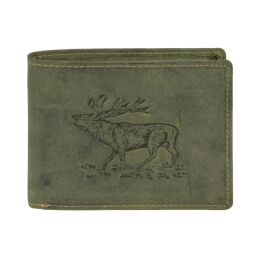 Greenburry Geldb&ouml;rse Hirsch Vintage Querformat