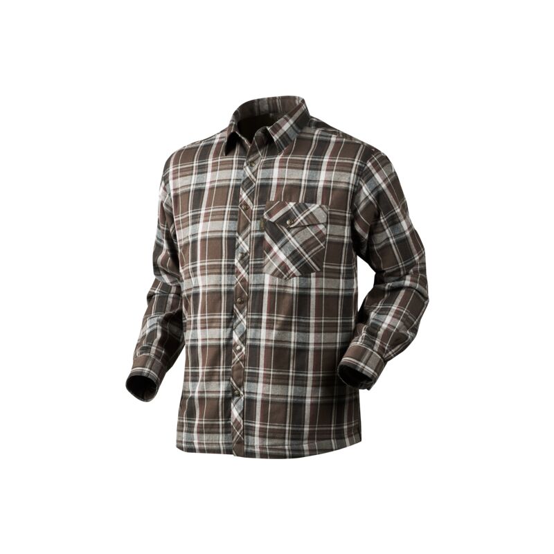 Seeland Vick Shirt Faun Brown sheck